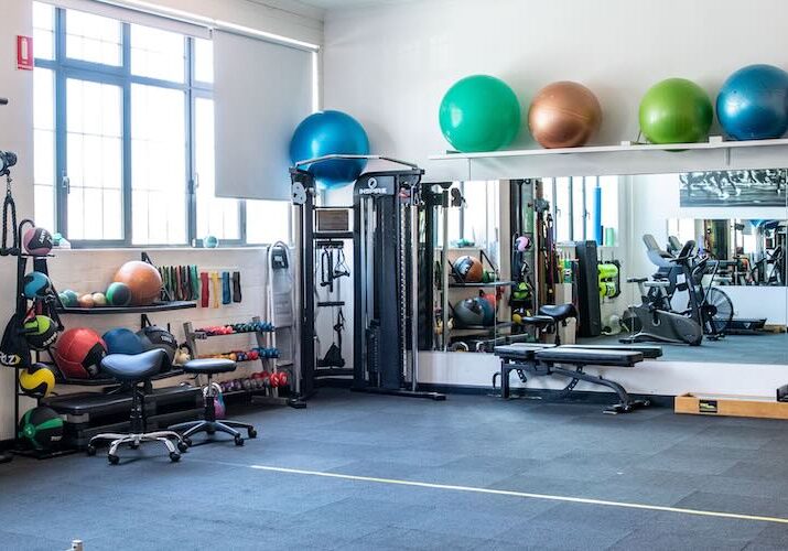 Interior of our gym with our exercise physiologists in Inner West Sydney